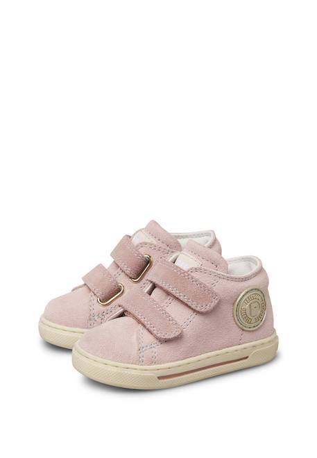 Baskets bébé fille en daim michael 3 Rose-blanc crème 5 - vertbaudet enfant 