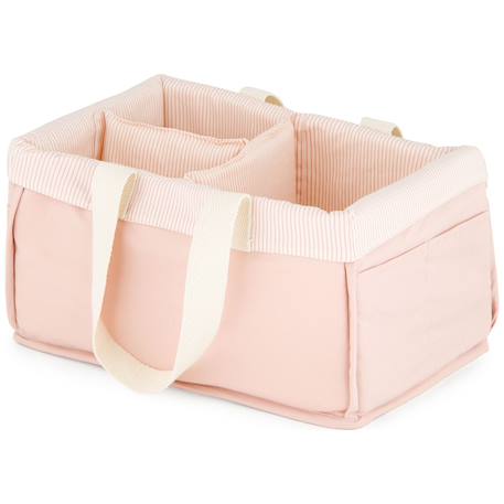 Organisateur de couches classic stripes rose Rose 1 - vertbaudet enfant 
