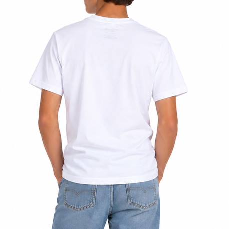T-shirt garçon à manches courtes signature Blanc+Gris+Noir+Vert 3 - vertbaudet enfant 