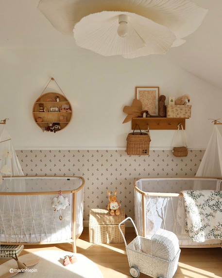 Lit bébé 120 cm KIMI Kit Bois de rose+Desert+Hazelnut+Lichen 12 - vertbaudet enfant 