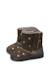 Bottines bébé fille en daim kurl, broderies cœurs Anthracite-noir+Rose-marron 5 - vertbaudet enfant 