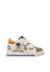 Baskets bébé garçon en cuir et daim jalip à scratch Blanc-gris+Blanc-vert 6 - vertbaudet enfant 