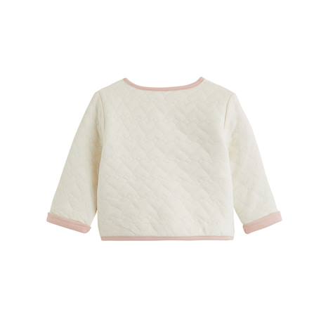 Veste bébé en molleton miette Ecru 3 - vertbaudet enfant 