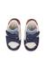 Baskets montantes bébé garçon en cuir et daim alnoite high 2 à scratch Blanc-bleu+Gris-citrouille+Vert-bleu ciel 4 - vertbaudet enfant 