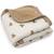 Couverture mini teddy bear little waffle-fluffy (75 x 100 cm) Ecru, marron, beige 1 - vertbaudet enfant 
