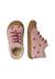 Chaussures premiers pas bébé fille en daim cocoon, broderies cœurs Rose-violet+Sable-platine 4 - vertbaudet enfant 