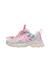 Baskets bébé fille en tissu synthétique wave Gris-fuchsia 3 - vertbaudet enfant 