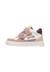 Baskets montantes enfant en cuir et daim hess high 3 à scratch Blanc-beige-rose poudré+Blanc-rose-rose poudré+Kaki-blanc-brun+Marine-bleu 8 - vertbaudet enfant 