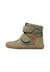 Bottines barefoot bébé en daim et tissu koddas à scratch, imperméables Kaki-marron+Rose-magnolia 3 - vertbaudet enfant 