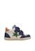 Baskets montantes bébé garçon en cuir et daim alnoite high 2 à scratch Blanc-bleu+Gris-citrouille+Vert-bleu ciel 1 - vertbaudet enfant 