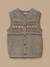 Cardigan jacquard sans manches fille Beige 1 - vertbaudet enfant 