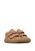 Chaussures premiers pas bébé fille en daim cocoon à scratch Noir-platine+Sable-platine 7 - vertbaudet enfant 