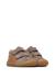 Chaussures barefoot enfant en cuir et daim sabby à scratch Cognac-gris foncé+Marron-vert olive+Rose poudré-rose 2 - vertbaudet enfant 