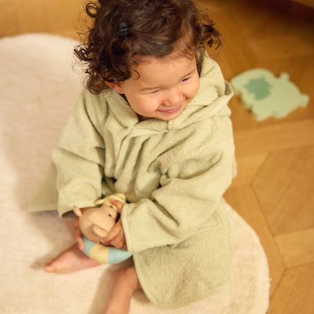 Peignoir en éponge soft matcha (3-4 ans) Vert 6 - vertbaudet enfant 