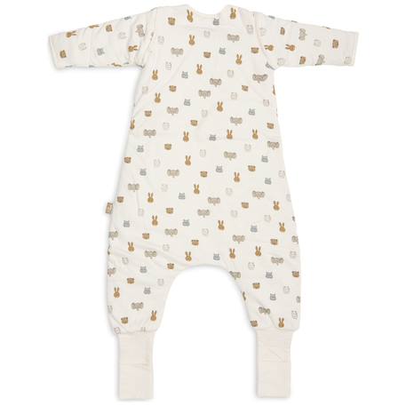 Gigoteuse à pieds avec manches amovibles mini teddy bear (18-36 mois) Blanc, bleu, marron+Ecru, beige 3 - vertbaudet enfant 