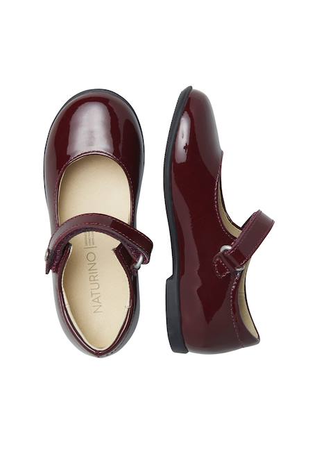 Ballerines en vernis darling Beige-+Bordeaux+Noir-+Rouge 9 - vertbaudet enfant 
