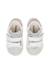 Baskets bébé fille en cuir et daim yelai à scratch Blanc-argenté+Blanc-platine 4 - vertbaudet enfant 