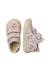 Chaussures premiers pas bébé fille en daim cocoon à scratch Rose poudré-céleste 4 - vertbaudet enfant 