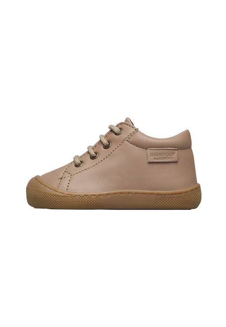 Chaussures barefoot garçon en cuir amur Gris tourterelle+Marine 3 - vertbaudet enfant 