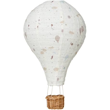 Abat-jour montgolfière dreamland (42 x 25 cm) Blanc, marron, bleu 1 - vertbaudet enfant 