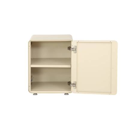 Table de chevet industrielle acier 1 porte - tribeca Beige+Bleu+Noir+Terracotta 6 - vertbaudet enfant 