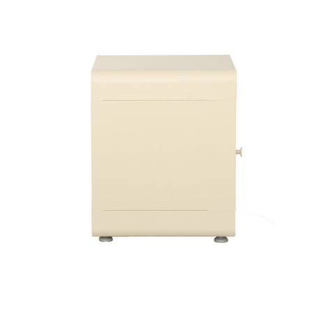 Table de chevet industrielle acier 1 porte - tribeca Beige+Bleu+Noir+Terracotta 4 - vertbaudet enfant 