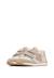 Baskets bébé fille en cuir et tissu quelly 4 à scratch, avec clous Beige-blanc-rose 5 - vertbaudet enfant 