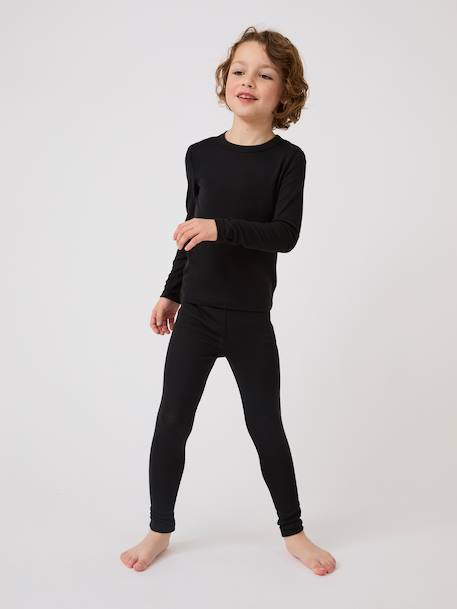 Caleçon fine côte thermolactyl sensitive Bleu marine+Gris+Gris perle+Jaune pâle+Noir 17 - vertbaudet enfant 