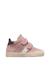 Baskets montantes bébé en cuir et daim riby high à scratch Blanc-rose-violet+Bleu-vert-rouge 1 - vertbaudet enfant 