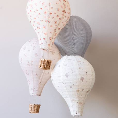 Abat-jour montgolfière dreamland (42 x 25 cm) Blanc, marron, bleu 5 - vertbaudet enfant 