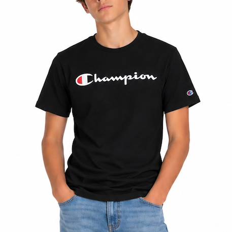 T-shirt garçon à manches courtes signature Blanc+Gris+Noir+Vert 8 - vertbaudet enfant 