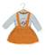 Ensemble robe + haut bébé fille Jaune ocre 3 - vertbaudet enfant 