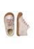 Chaussures premiers pas bébé fille en cuir cocoon Platine-rose 4 - vertbaudet enfant 