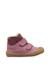 Bottines bébé en cuir et daim rabek à scratch Kaki-sable+Magnolia-violet+Marron-cognac 6 - vertbaudet enfant 