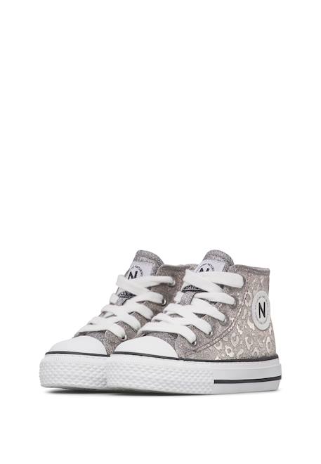 Baskets montantes fille en tissu ylfas Gris foncé 5 - vertbaudet enfant 