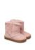 Bottines bébé fille en daim kurl, broderies cœurs Anthracite-noir+Rose-marron 7 - vertbaudet enfant 