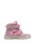 Bottes bébé en daim et tissu technique graysy à scratch, imperméables Magnolia-rose 1 - vertbaudet enfant 