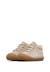 Chaussures premiers pas bébé fille en daim cocoon, broderies pop-corn Beige-platine 5 - vertbaudet enfant 
