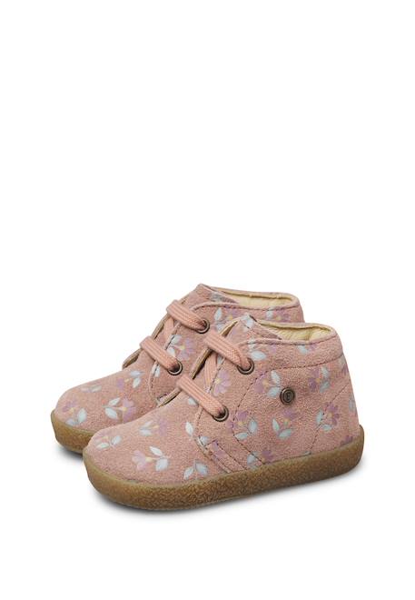 Baskets bébé fille en daim conte Rose-marron 5 - vertbaudet enfant 