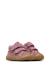 Chaussures barefoot fille en cuir et daim amur à scratch Magnolia-platine+Marron clair-platine 2 - vertbaudet enfant 