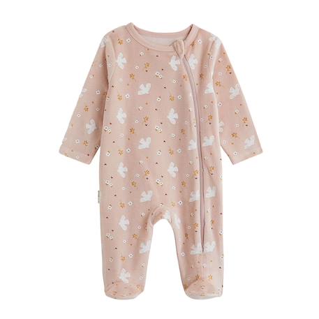 Lot de 2 pyjamas bébé ouverture zippée miette Rose 5 - vertbaudet enfant 