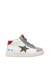 Baskets montantes bébé garçon en cuir et daim pinn high à zip Blanc-gris-marine 1 - vertbaudet enfant 