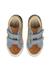 Baskets bébé garçon en cuir et daim carist à scratch Bleu-marron 4 - vertbaudet enfant 