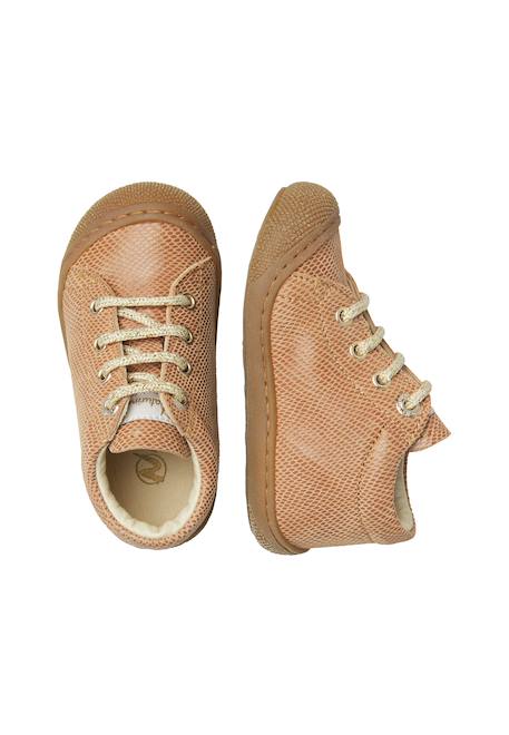 Chaussures premiers pas bébé fille en daim cocoon Caramel-platine 4 - vertbaudet enfant 