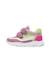Baskets enfant en daim et tissu amantea 2 à scratch Bleu ciel-vert+Rose-vert 8 - vertbaudet enfant 