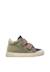 Baskets garçon en daim lovan à lacets et scratch Vert-gris-bleu 1 - vertbaudet enfant 