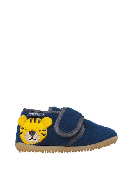 Chaussons bébé garçon en tissu samby Marine 1 - vertbaudet enfant 