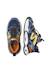 Baskets enfant en simili cuir et tissu flyner Bleu-bleu-jaune+Rose poudré-blanc+Vert olive-kaki 4 - vertbaudet enfant 