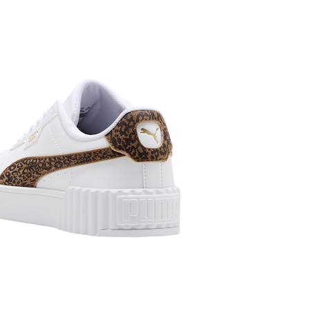 Baskets basses à lacets Blanc   argent+Blanc soft taupe+Noir 9 - vertbaudet enfant 