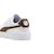 Baskets basses à lacets Blanc   argent+Blanc soft taupe+Noir 9 - vertbaudet enfant 